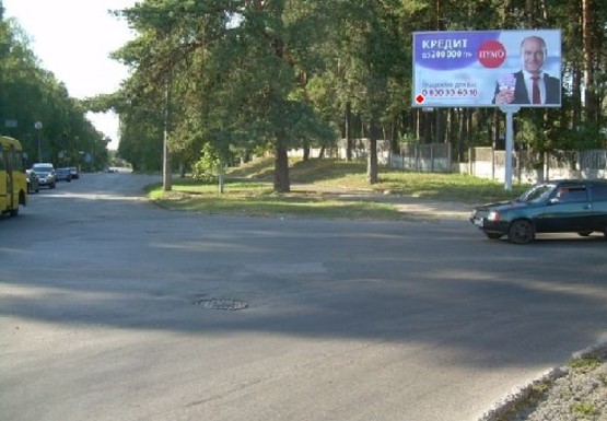 Фото рекламної площини за адресою Лесная просека - ул. Можайского