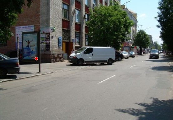 Фото рекламной плоскости по адресу Шевченко б-р., 197, м-н "Рубин"