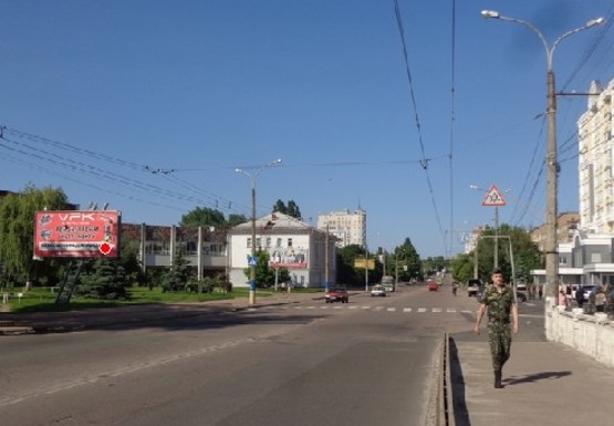Фото рекламной плоскости по адресу Победы пр., 110