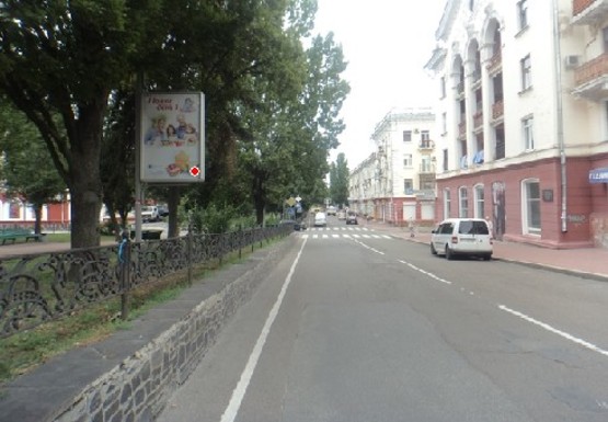 Фото рекламної площини за адресою Мира пр., аллея, Кредитпромбанк