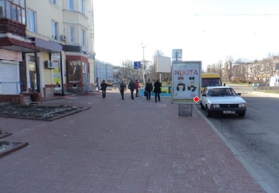 Фото рекламной плоскости по адресу Мира пр., магазин Ясен