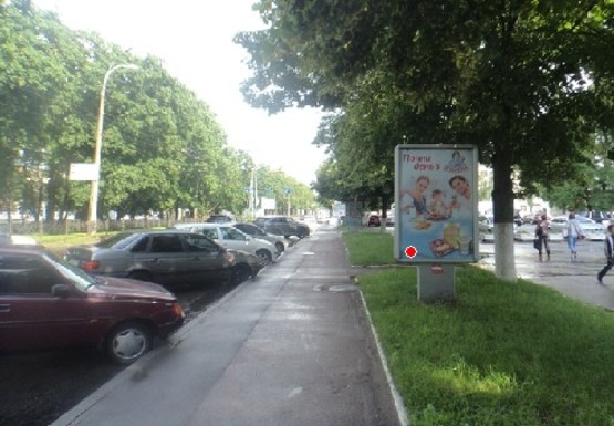 Фото рекламной плоскости по адресу Мира пр., 3-я поликлиника - 3