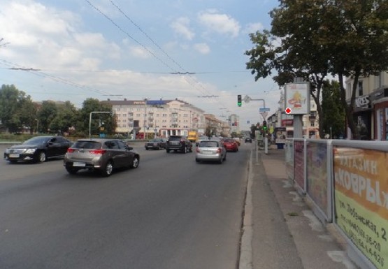 Фото рекламной плоскости по адресу Победы пр., 85