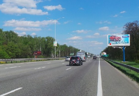 Фото рекламної площини за адресою 27,150 км. автомагистрали Киев - Борисполь