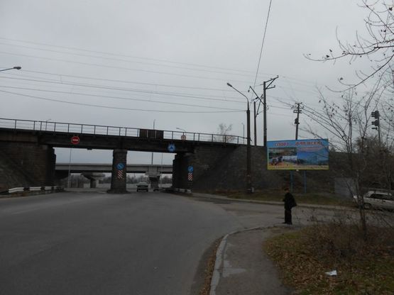 Фото рекламной плоскости по адресу о. Хортица в сторону Хортицкого района, ЖД Мост