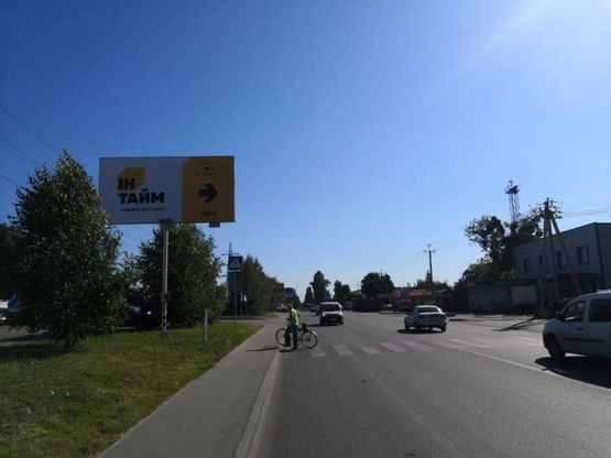 Фото рекламной плоскости по адресу г. Вишневое, ул. Киевская, 23