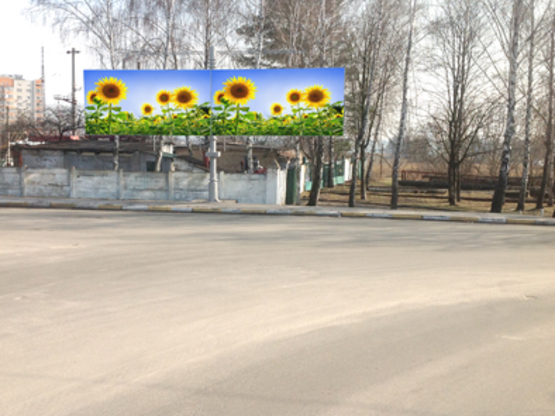 Фото рекламной плоскости по адресу ул. Вокзальная, возле переезда