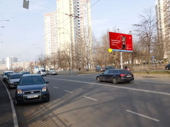 Фото рекламной плоскости по адресу Ужвий Наталии ул. 19/3, от пр-та Правды