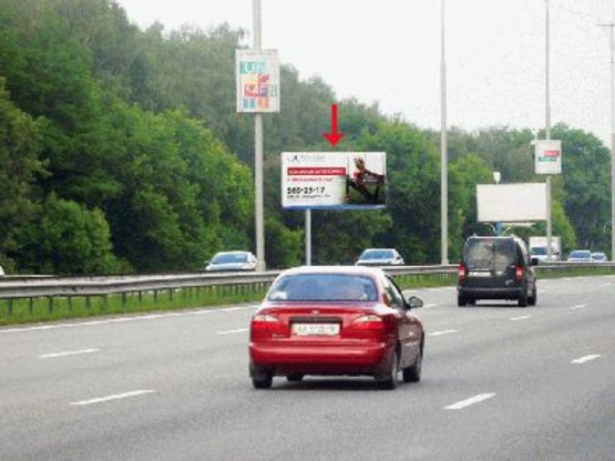 Фото рекламной плоскости по адресу Бориспольская трасса км 27 из Киева