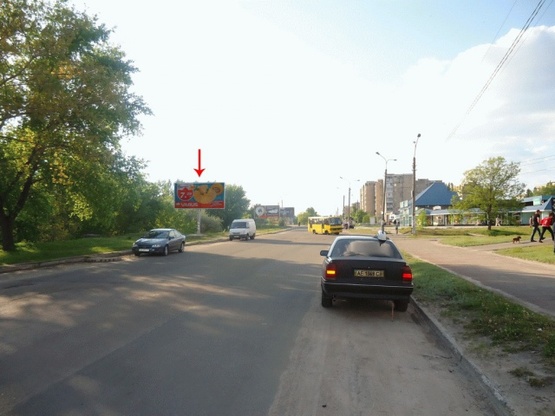 Фото рекламной плоскости по адресу Металлургов пр-т, возле бульв.Строителей, в центр