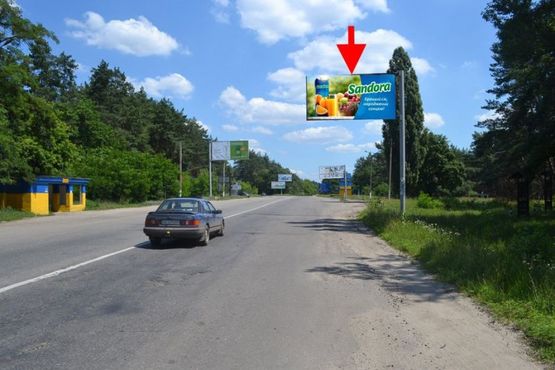 Фото рекламної площини за адресою ул.Залютинская -развязка с окружной въезд в город со ст. Солоницевки