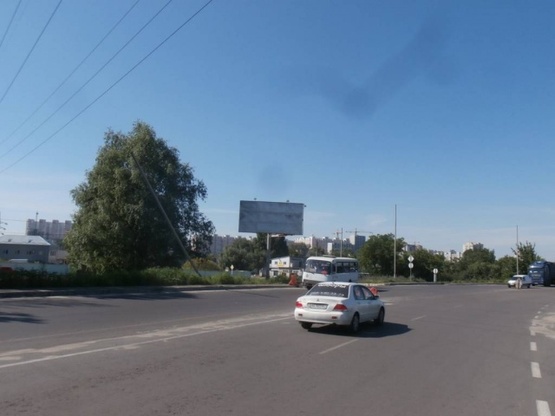 Фото рекламной плоскости по адресу Дарницьке шосе,виїзд з вул.Тепловозної