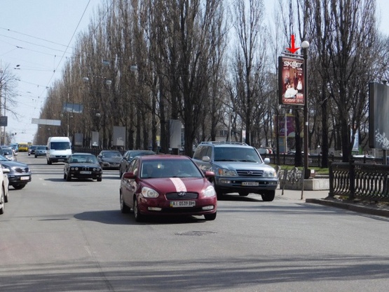 Фото рекламної площини за адресою Шевченка Тараса б-р на пересечении с ул. Коцюбинского