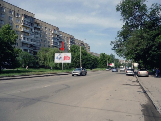 Фото рекламної площини за адресою Героев пр-т 40, в центр