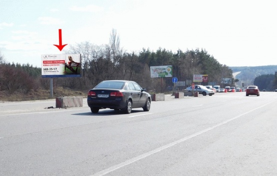 Фото рекламной плоскости по адресу Киев-Одесса 18 км до черты города, возле АЗС, за н.п.Чабаны, из Киева