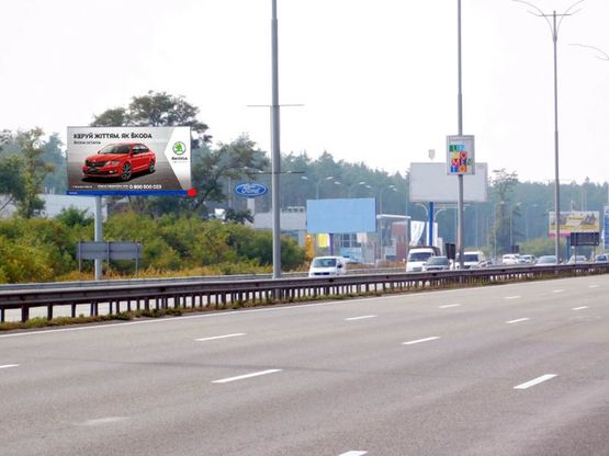 Фото рекламної площини за адресою Бориспольская трасса км 29+550 в Киев