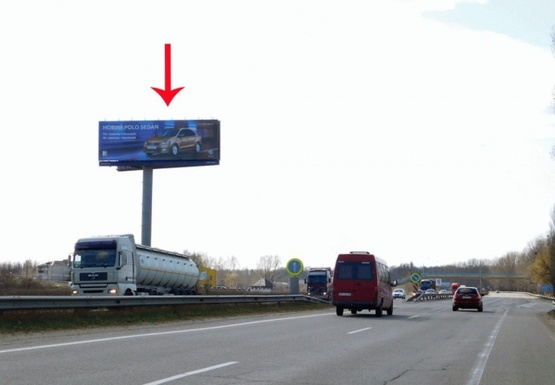 Фото рекламной плоскости по адресу Выезд из Киева, в сторону Одессы, возле н.п.Глеваха, нового моста, рядом АЗС, к котедж.городку Садок Вышневый