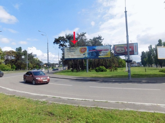 Фото рекламной плоскости по адресу Освободителей пр-т, развязка с бул.Перова, левый, в центр