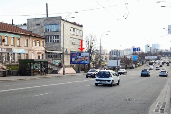 Фото рекламной плоскости по адресу Черновола В. ул. 41, к Воздухофлотскому пр-ту, съезд на пл.Победы