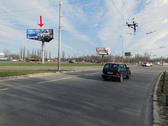 Фото рекламной плоскости по адресу Глушкова пр-т, развилка с ул.Касияна, со стороны ул. Касияна