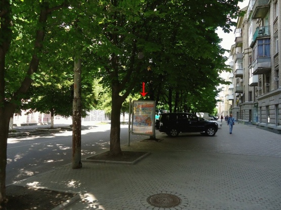 Фото рекламної площини за адресою Владимира Вернадского ул. 18А