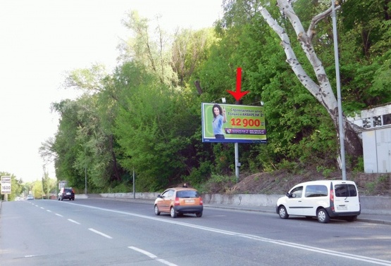 Фото рекламної площини за адресою Гринченко Н. ул.8, 2-й от Протасового Яра, из центра