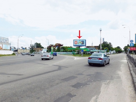 Фото рекламной плоскости по адресу Новоконстантиновская ул., возле ул.Заводской, в центр