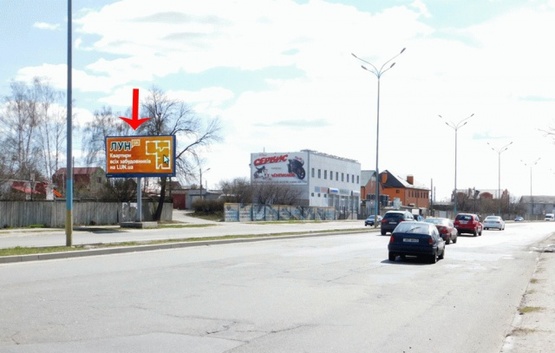 Фото рекламной плоскости по адресу Палладина Академика пр-т, поворот с ул.Стеценко, к ст.м.Академгородок, от Пуща-Водицы