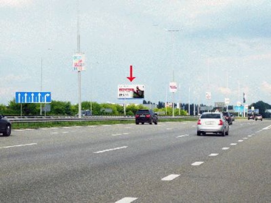 Фото рекламной плоскости по адресу Бориспольская трасса км 32+150 из Киева