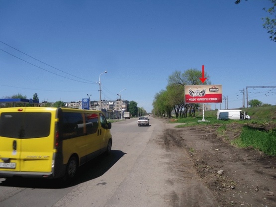 Фото рекламної площини за адресою Киевская трасса, возле ул.Дорожной, в центр