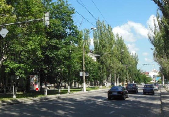 Фото рекламной плоскости по адресу Ушакова пр. - Железнодорожная ул.