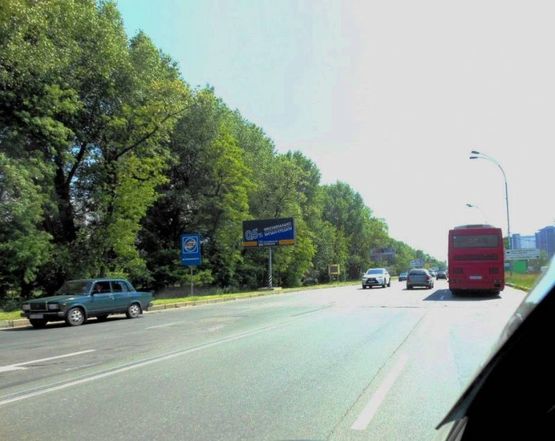 Фото рекламной плоскости по адресу м.Бровари, вул.Київська, Лісництво (напроти АЗК WOG)
