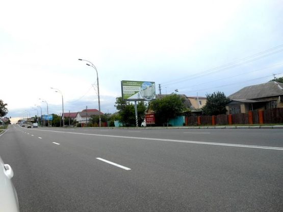 Фото рекламной плоскости по адресу м.Бровари, вул.Київська, 59