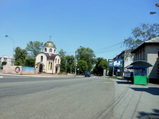 Фото рекламной плоскости по адресу м.Бровары, вул.Я. Мудрого, 2, перетин з вул.Толстого