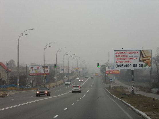Фото рекламной плоскости по адресу м.Бровари, вул.Київська, 60, перетин з вул.Стельмаха