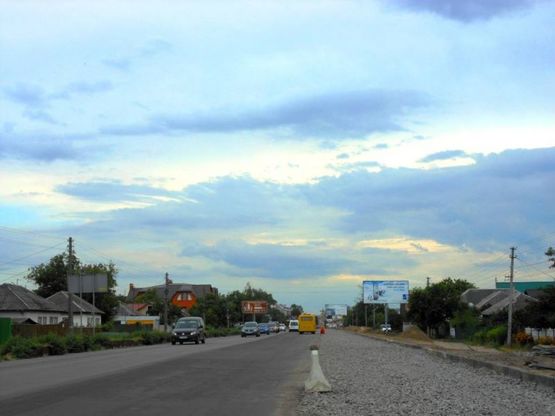 Фото рекламной плоскости по адресу м.Бровари, вул.Київська, 205, перед перетином з вул.Гоголя