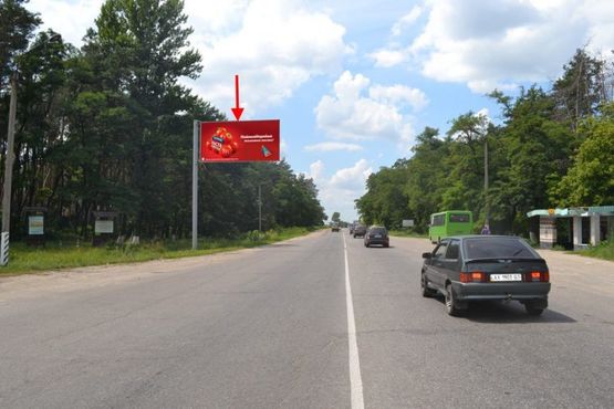 Фото рекламної площини за адресою ул.Залютинская -развязка с окружной выезд из города в ст. Солоницевки