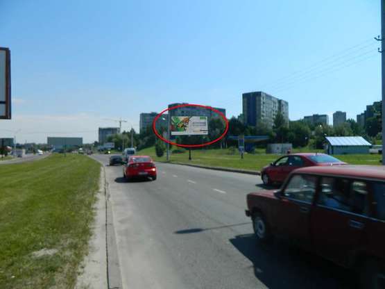 Фото рекламной плоскости по адресу Хуторівка (гуртовий ринок Шувар) на Сихів