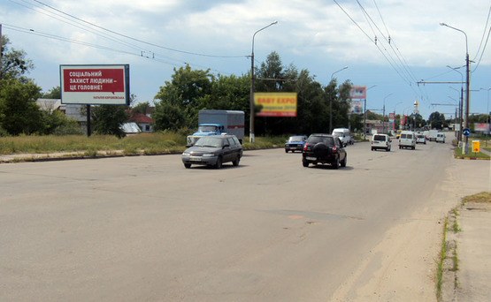 Фото рекламної площини за адресою Б.Церковь Вл.Великого/авторынок/Гризодубовой (В) (самолет)