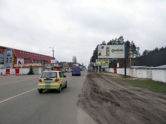 Фото рекламной плоскости по адресу Ирпень въезд в город (А) первый щит
