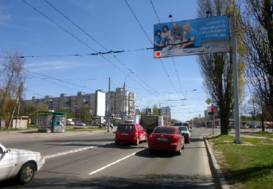 Фото рекламної площини за адресою Героев Сталинграда пр. - Льва Ландау пр.
