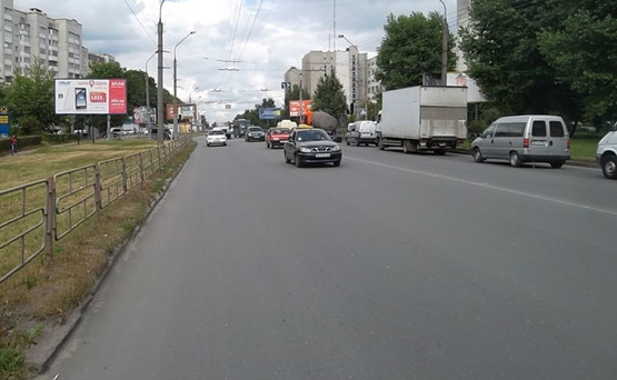 Фото рекламной плоскости по адресу ул.Киевская/ул.15 Квитня (В)