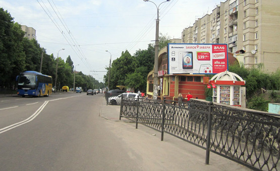 Фото рекламной плоскости по адресу ул.Степана Бандеры/ул.Д.Галицкого (А)