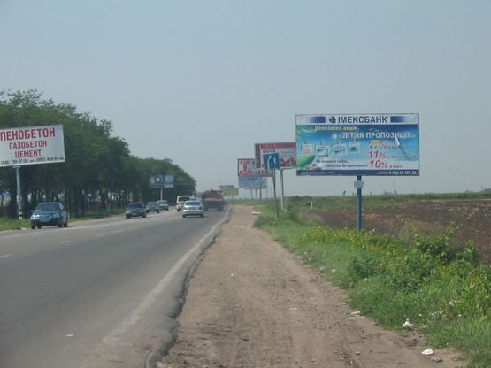 Фото рекламной плоскости по адресу Одесса- Ильичевск