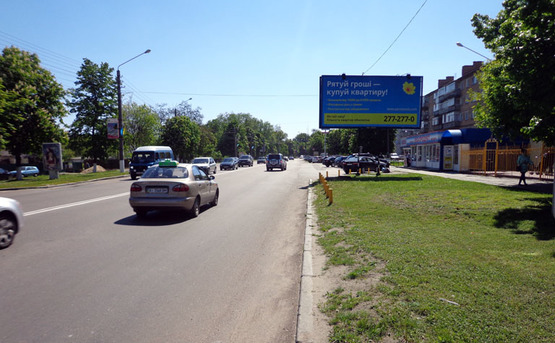 Фото рекламной плоскости по адресу Борисполь Киевский шлях/пов.на ж.д.вокзал (А) из Киева