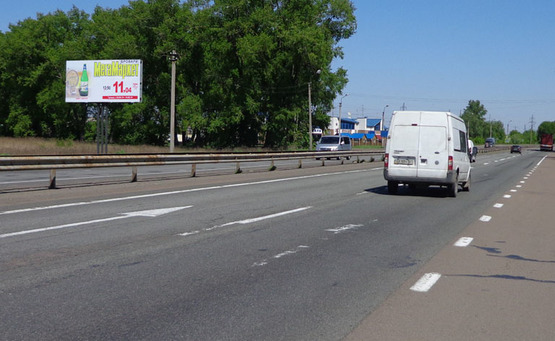 Фото рекламной плоскости по адресу Бровары Окружная/ул.Чкалова (В)/АЗС БРСМ