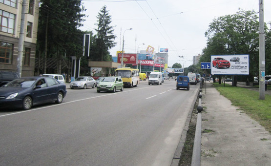 Фото рекламной плоскости по адресу ул.Грушевского/ул.Киевская (А)
