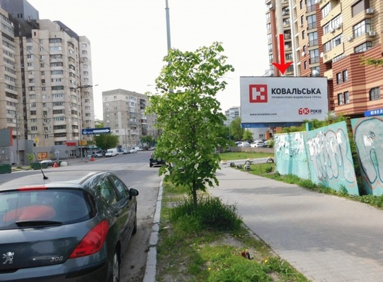 Фото рекламной плоскости по адресу Соломенская ул. 16, к Соломенской пл., в центр