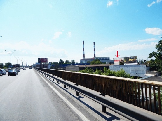 Фото рекламной плоскости по адресу Южный мост, Промышленная ул.   3 левый