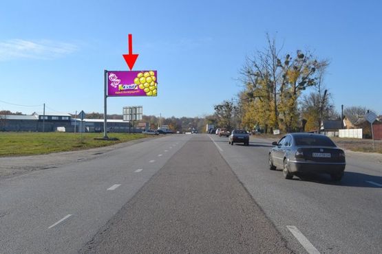 Фото рекламної площини за адресою 14 км Симферопольское шоссе- пос. Карачевка- возле АЗС БРСМ в ст. пос. Высокий